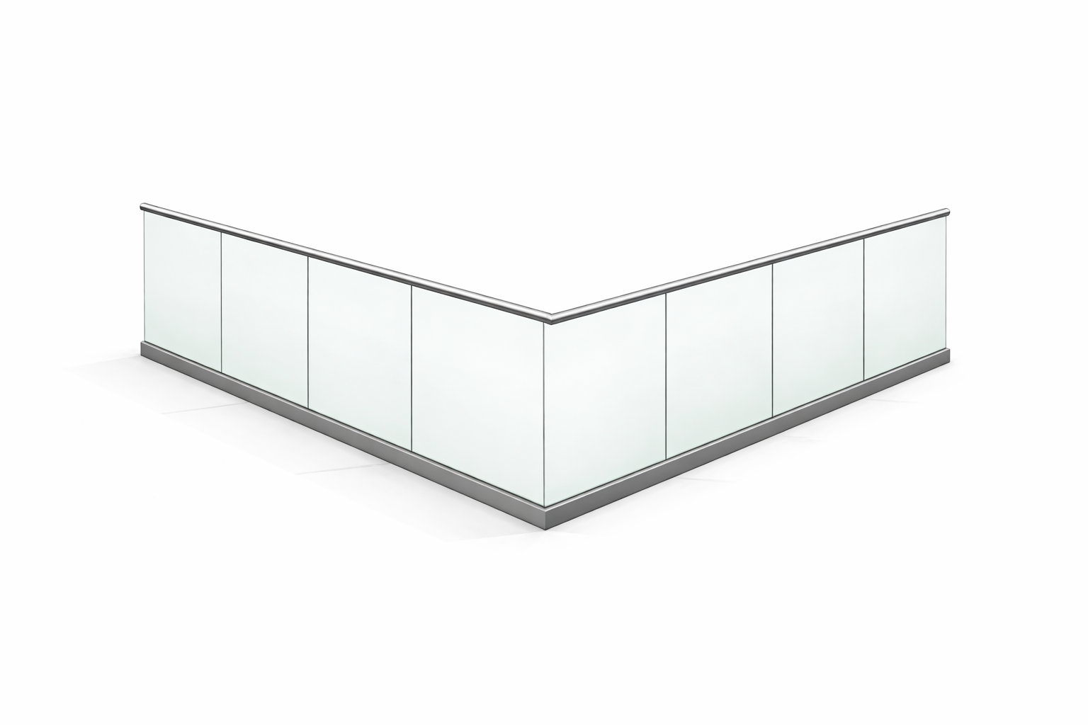 Complete frameless glass balustrade kit