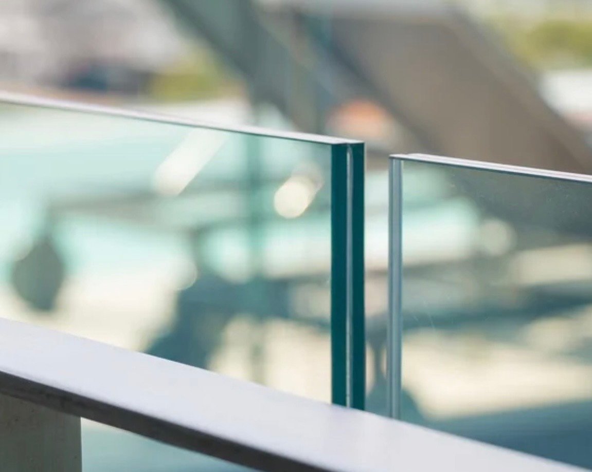 Glass panels for post and glass balustrade