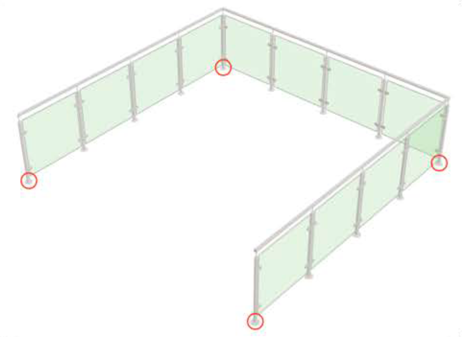 Ground preparation for post and glass balustrade installation