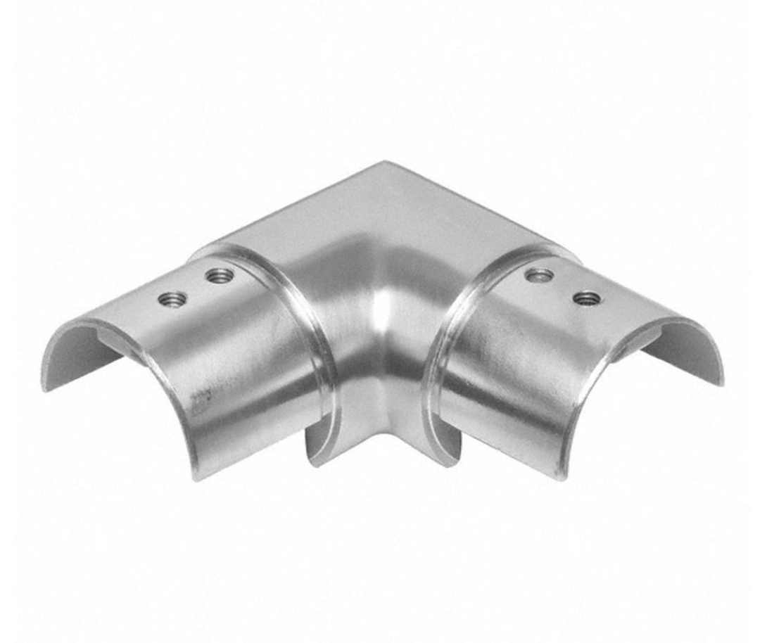 Handrail connectors end caps and brackets